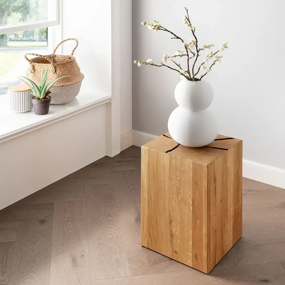 Lomadox Beistelltisch Set 2-teilig modern in Eiche massiv geölt KIMBERLEY-69 Exklusive Angebote