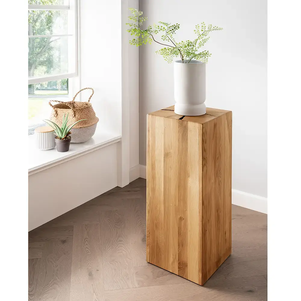 Lomadox Beistelltisch Set 2-teilig modern in Eiche massiv geölt KIMBERLEY-69 Exklusive Angebote