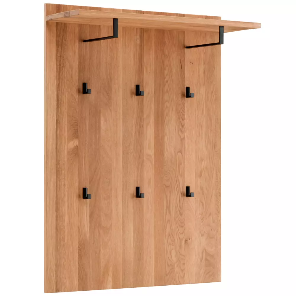 Lomadox Flur Möbel Set LEUNA-64 in Eiche massiv geölt, B/H/T: ca. 160/200/39 cm Wochenangebot