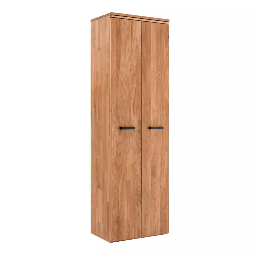 Lomadox Flur Möbel Set LEUNA-64 in Eiche massiv geölt, B/H/T: ca. 160/200/39 cm Wochenangebot