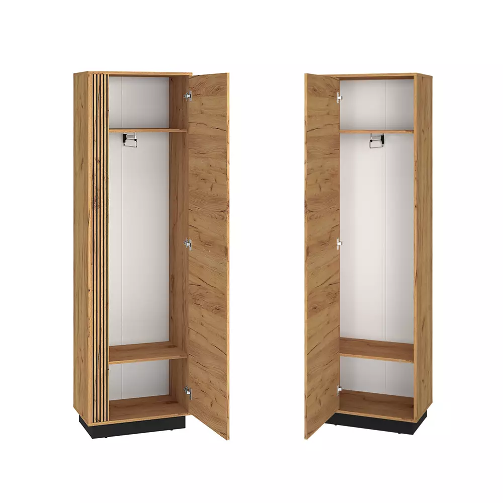 Lomadox Flur Schrank in Gold Craft Eiche VINICA-131 Letzte 3 Tage