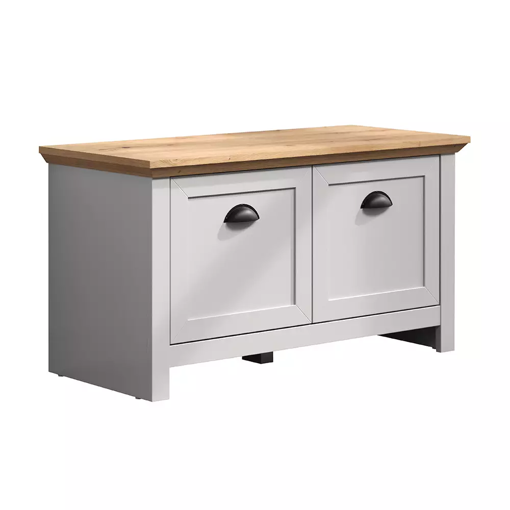 Lomadox Flur Serie LICATA-19 in lichtgrau mit Artisan Eiche Nb. - selbst zusammenstellen Bis zu 60% Rabatt