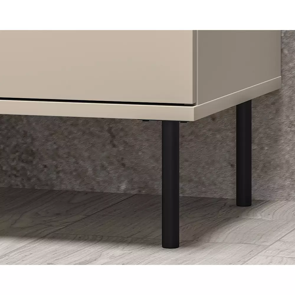Lomadox Couchtisch SALOU-131 in kaschmir matt, Schublade mit Softclose, B/H/T ca. 100/48/60 cm Sonderangebot der Fabrik