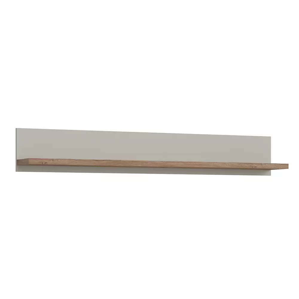 Lomadox Wohnzimmer Set Sideboard mit Wandboard in grau und Flagstaff Eiche Nb. RAMVIK-129 Hotsell