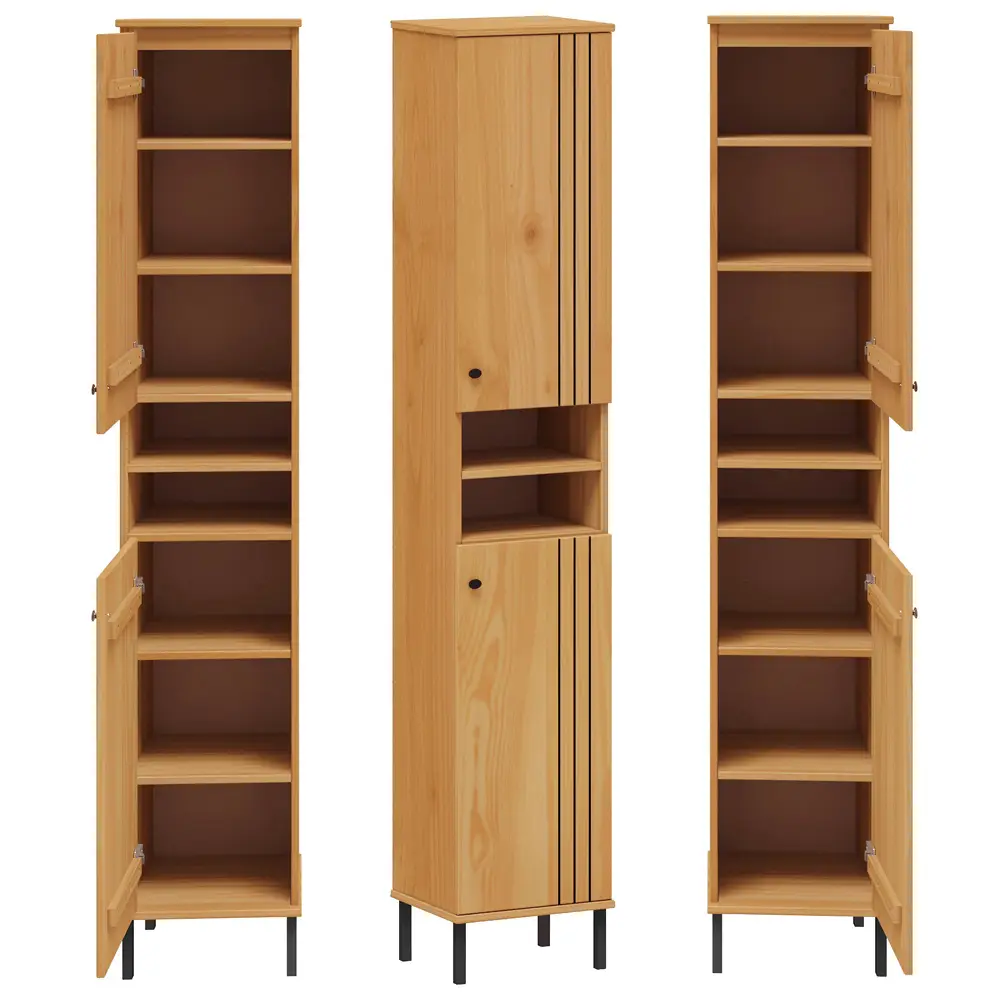 Lomadox Badmöbel WILLOW-69 in Kiefer massiv eichefarbig - selbst zusammenstellen Flash Sale