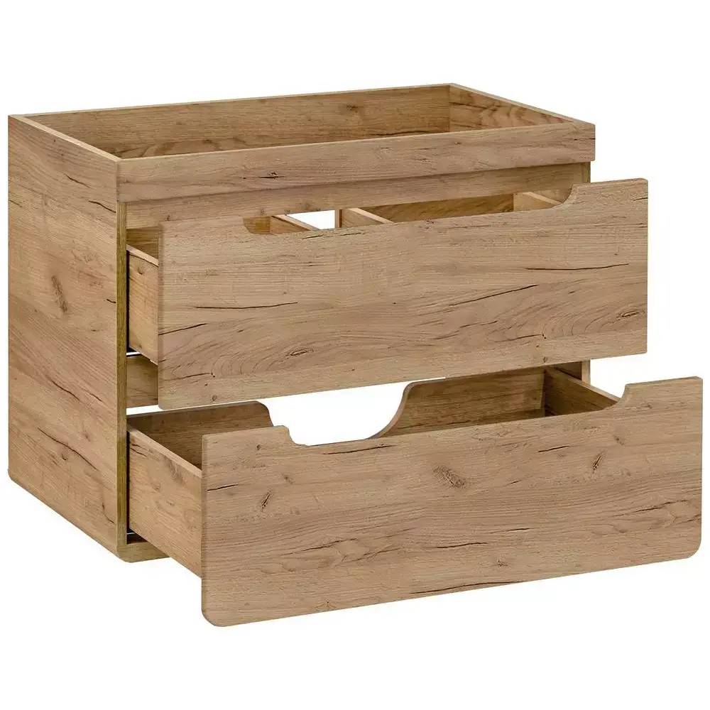 Lomadox Badezimmer Komplettset LUTON-56-CRAFT in Wotan Eiche Nb. B/H/T ca. 180/200/46 cm Große Rabatte