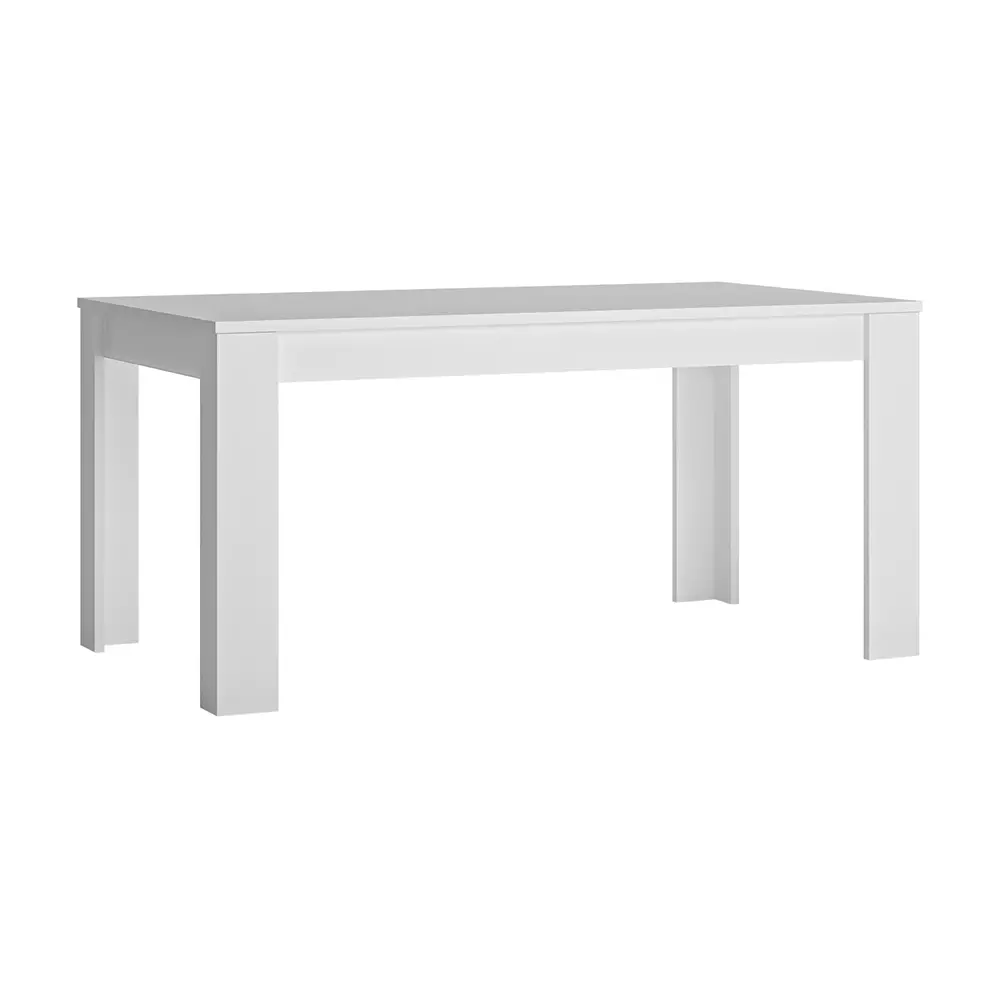 Lomadox Esstisch 160 cm, erweiterbar auf 200 cm, in weiß Hochglanz LYNDHURST-129, B/H/T ca. 160-200/77/90 cm Online Outlet