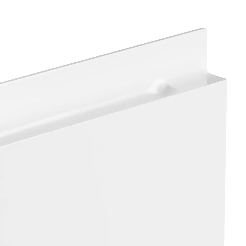 Lomadox Backofen-Umbauschrank 60 cm in Hochglanz weiß, Arbeitsplatte Betonoptik MARSEILLE-03 Kauf eins, bekomm eins gratis