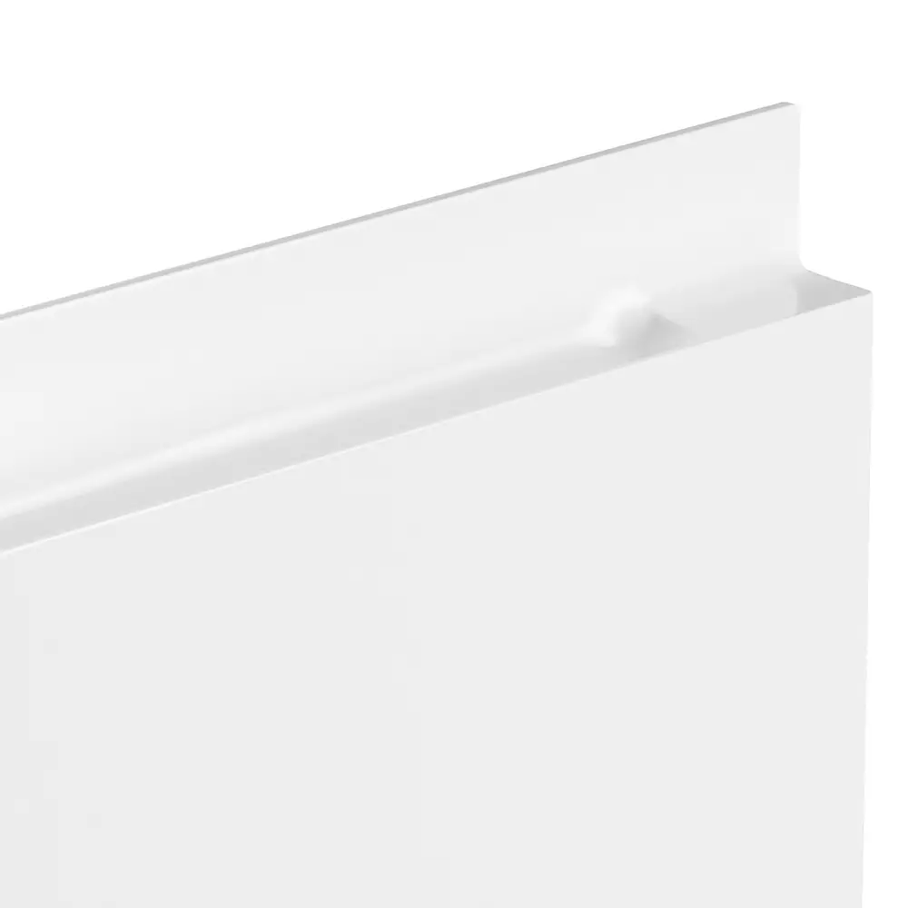 Lomadox Backofen-Umbauschrank 60 cm in Hochglanz weiß, Arbeitsplatte Eiche MARSEILLE-03 Tägliche Deals