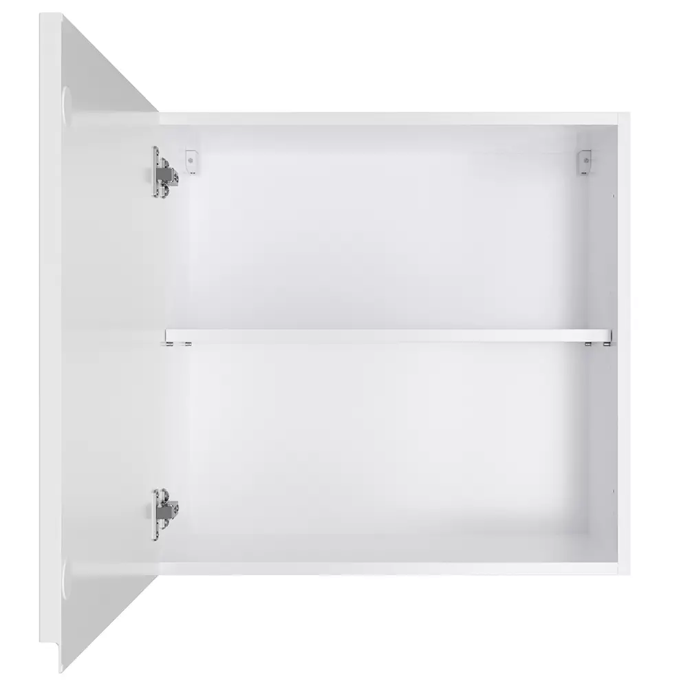 Lomadox Hängeschrank 60 cm in Hochglanz weiß MARSEILLE-03 Letzte 2 Tage
