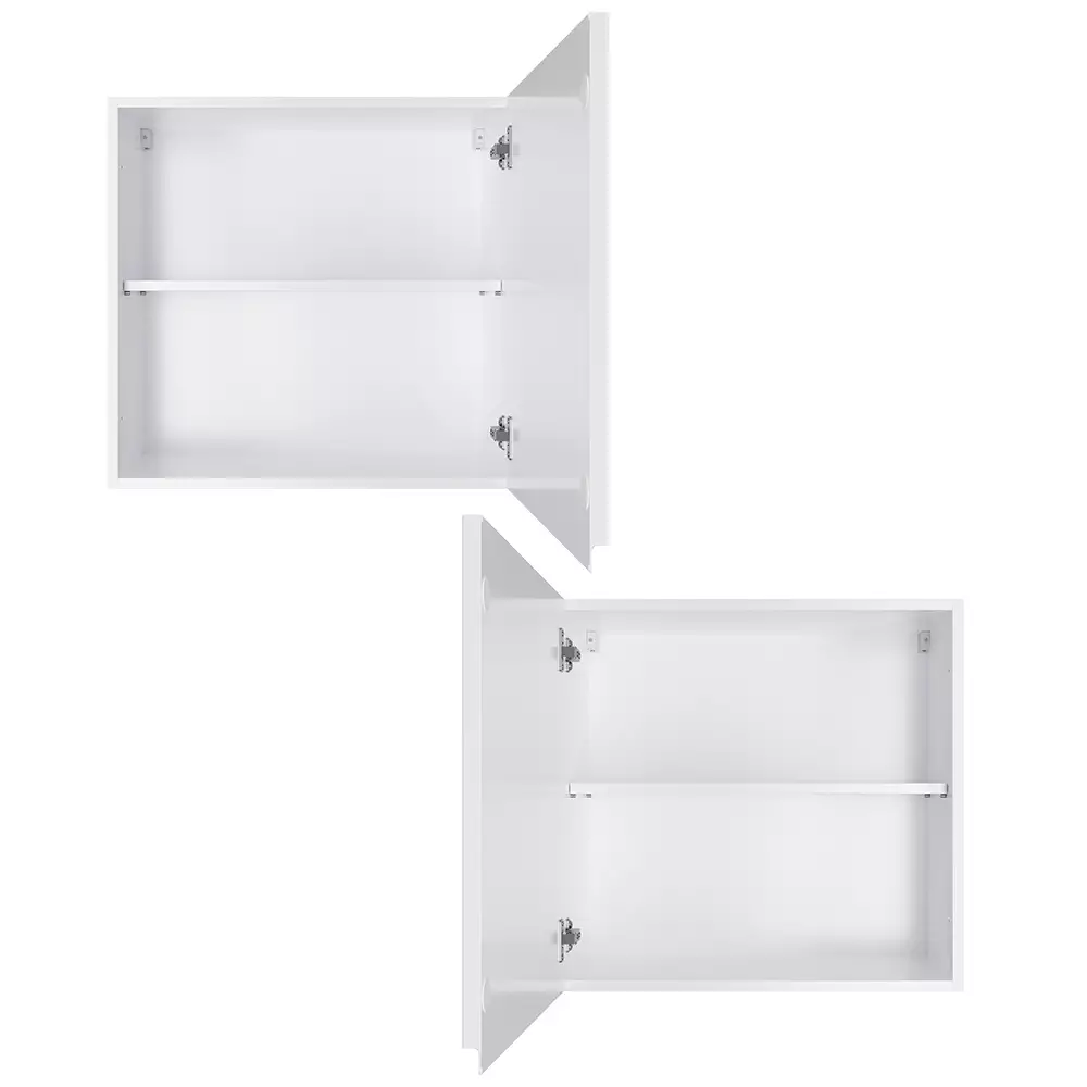 Lomadox Hängeschrank 60 cm in Hochglanz weiß MARSEILLE-03 Letzter Tag