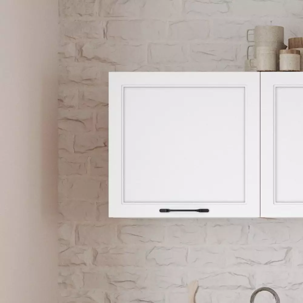 Lomadox Hängeschrank 60 cm in matt weiß und Eiche, MONTERREY-03 Zeitbegrenzte Promotion