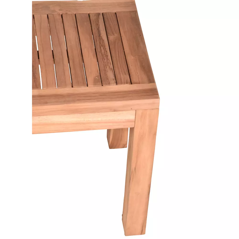 Lomadox 2-er Gartenbank GAZA-120 aus Teakholz massiv, B/H/T: ca. 120/45/35 cm Im Verkauf