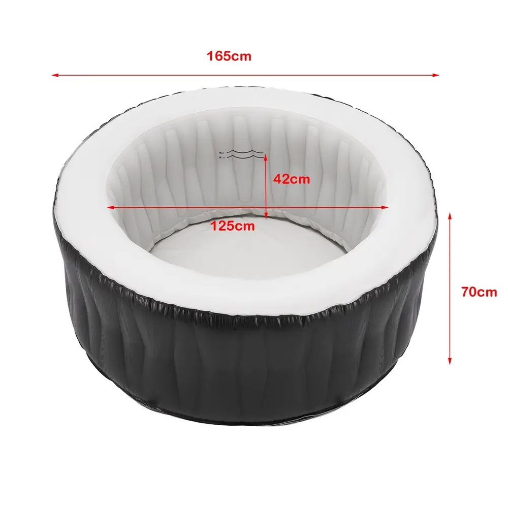 Lomadox Aufblasbarer Whirlpool COMO-100 165x70 cm 2025