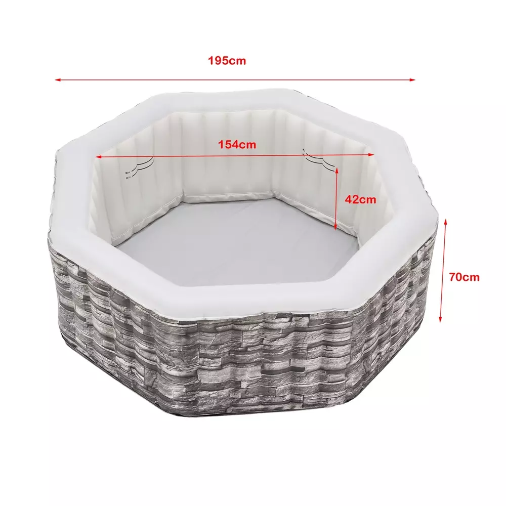 Lomadox Aufblasbarer Whirlpool CORDOBA-100 195x70 cm Online