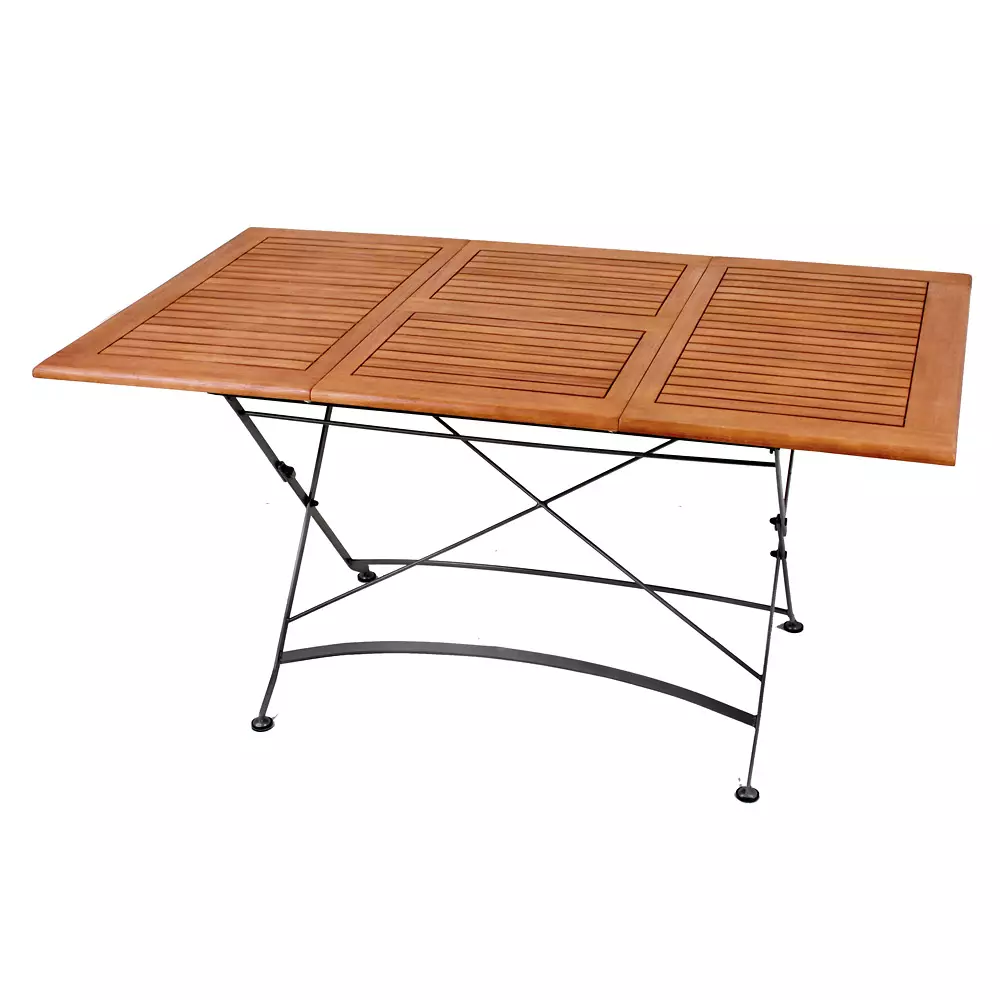 Lomadox Balkon Set 4-tlg. aus Eukalyptus GARDA-120 in braun Fabrikverkauf