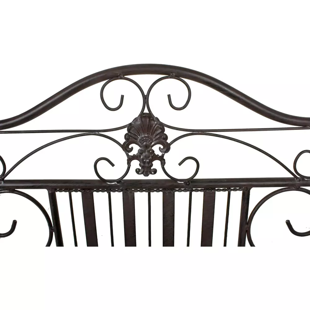Lomadox Bank für den Outdoor Bereich GARDA-120 in schwarzbraun, B/H/T: ca. 106/91/57 cm Günstig kaufen