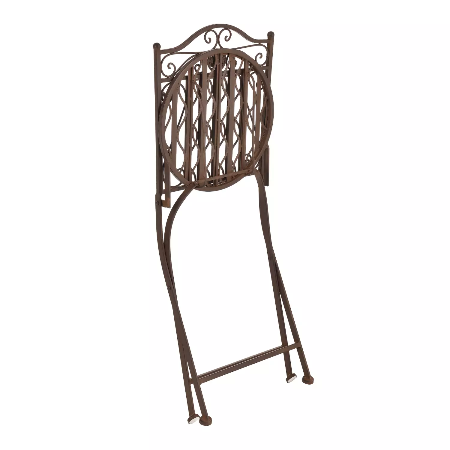 Lomadox Bistro Set in Edelrost-Braun DUBLIN-100, 3-teilig, mit rundem Tisch Jubiläumsangebot