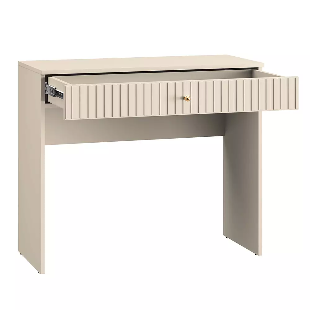 Lomadox Schminktisch SALOU-131 in kaschmir matt mit Schubkasten, B/H/T ca. 92/78/40 cm Saisonale Angebote
