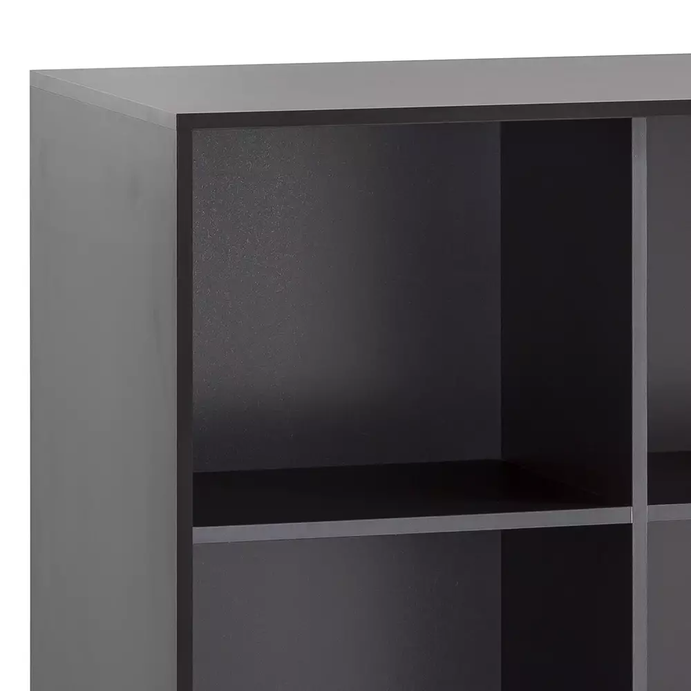 Lomadox Aktenregal in schwarz 100 cm HUNTSVILLE-80 Auslauf
