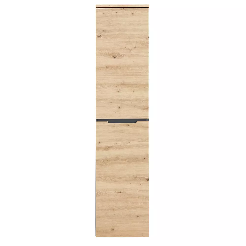 Lomadox Aktenschrank 1-türig, 45cm breit, graphit mit Eiche, MANRESA-36 Meist gekauft