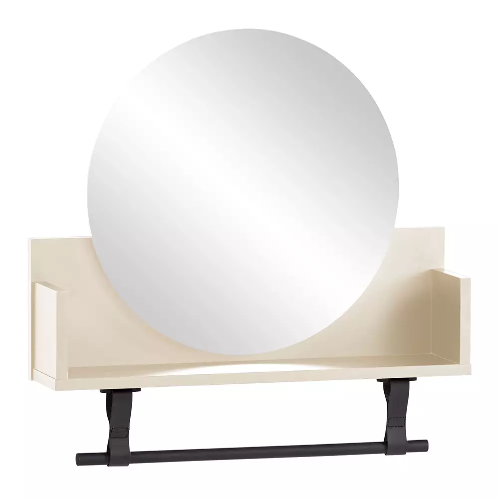 Lomadox Flurmöbel Set Garderobenschrank Wandregal beige LORCA-80 Große Rabatte