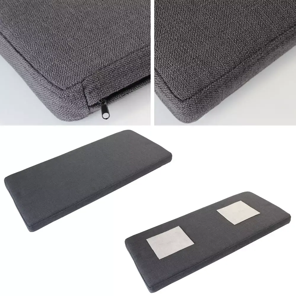 Lomadox Flurmöbel Set Sitzpolster graphit mit Glasfronten grau GENEVA-01, 3-teilig Tägliche Deals