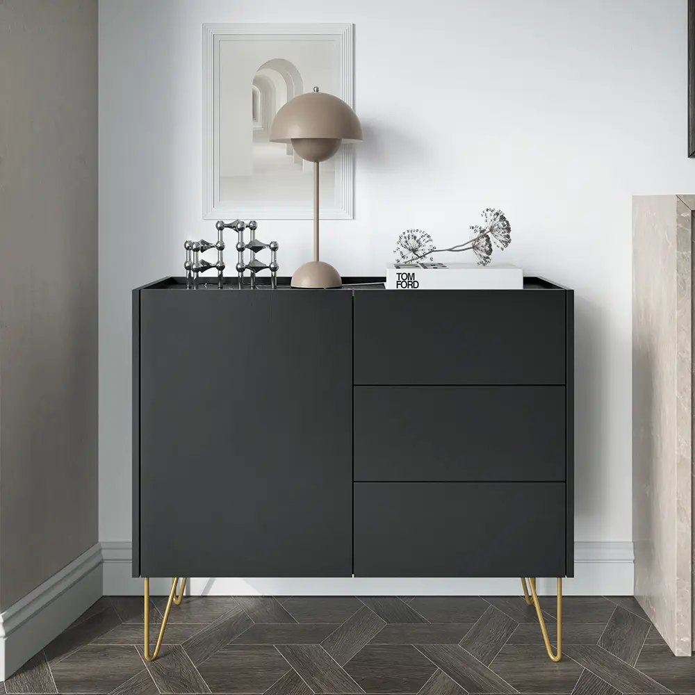 Lomadox Wohnzimmermöbel Serie HERMOSILLO-160 in graphit, Oberboden mit Marmoroptik - selbst zusammenstellen Zeitbegrenzte Promotion