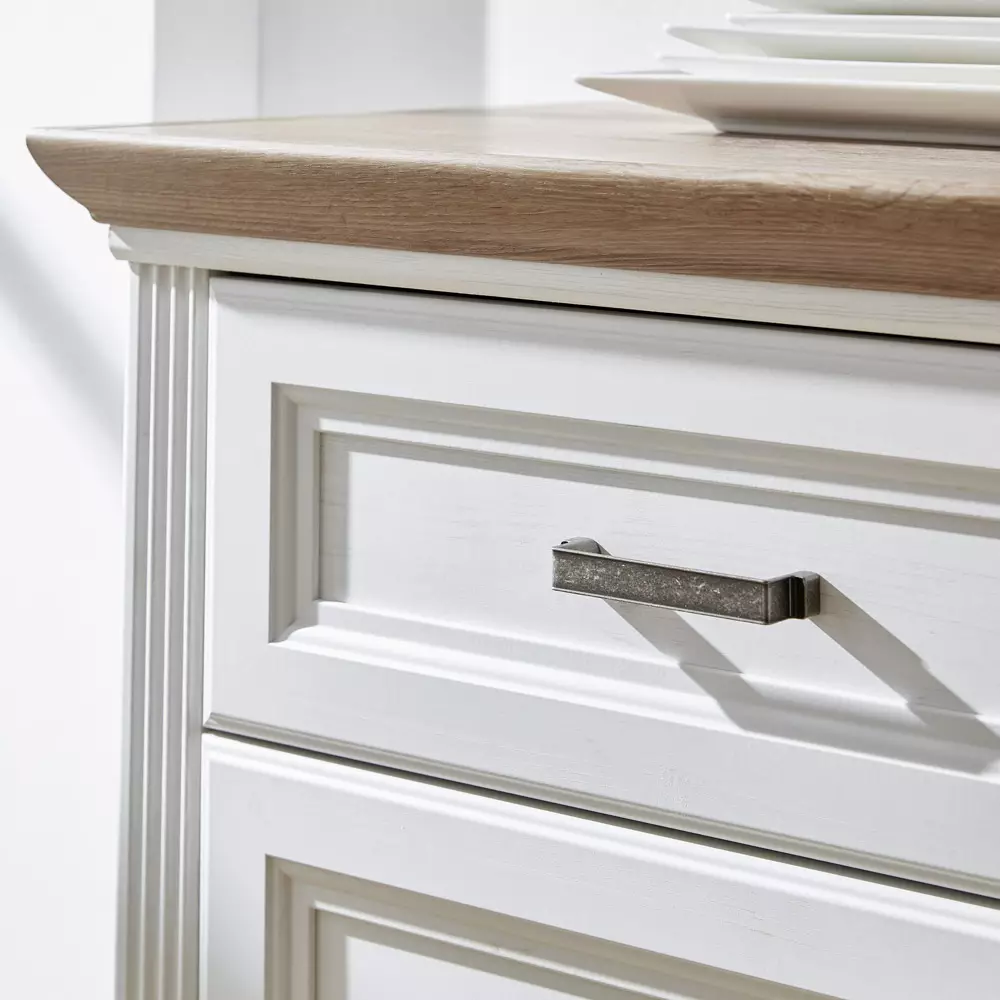 Lomadox Landhaus Garderobenset JÜLICH-36 in Pinie weiß mit Artisan Eiche, B/H/T: 170/204/41 cm Bis zu 50% Rabatt