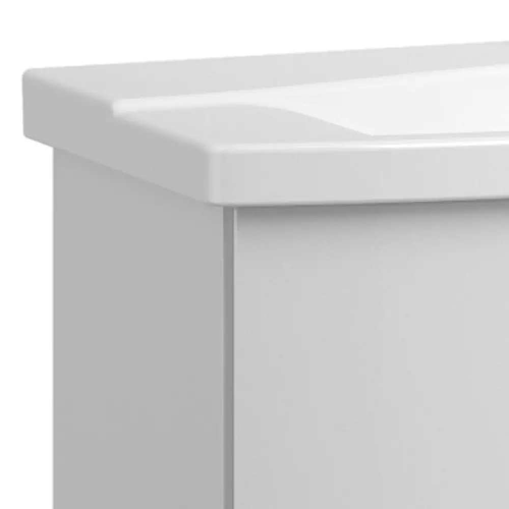 Lomadox Badezimmer Set in Hochglanz weiß FES-4010-60 mit 80cm Keramik Waschtisch, Spiegelschrank inkl. LED & 2 Hochschränke Discount Store für neue Produkte