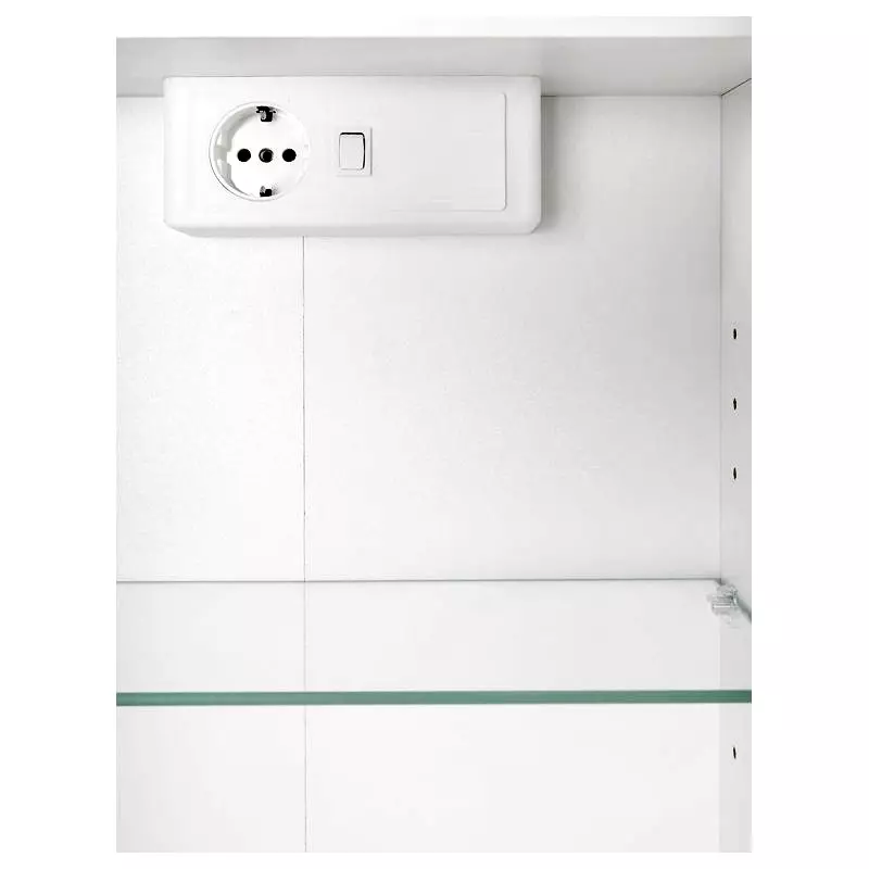 Lomadox Spiegelschrank COMO-03, weiß, B x H x T ca.: 60 x 64 x 20cm Riesige Rabatte