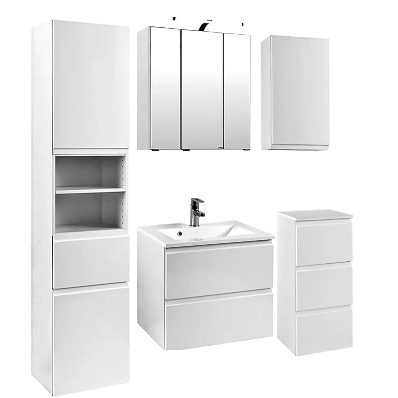 Lomadox Hängeschrank COMO-03, Hochglanz weiß, B x H x T ca.: 40 x 64 x 20cm 50% Rabatt mit kostenlosem Versand