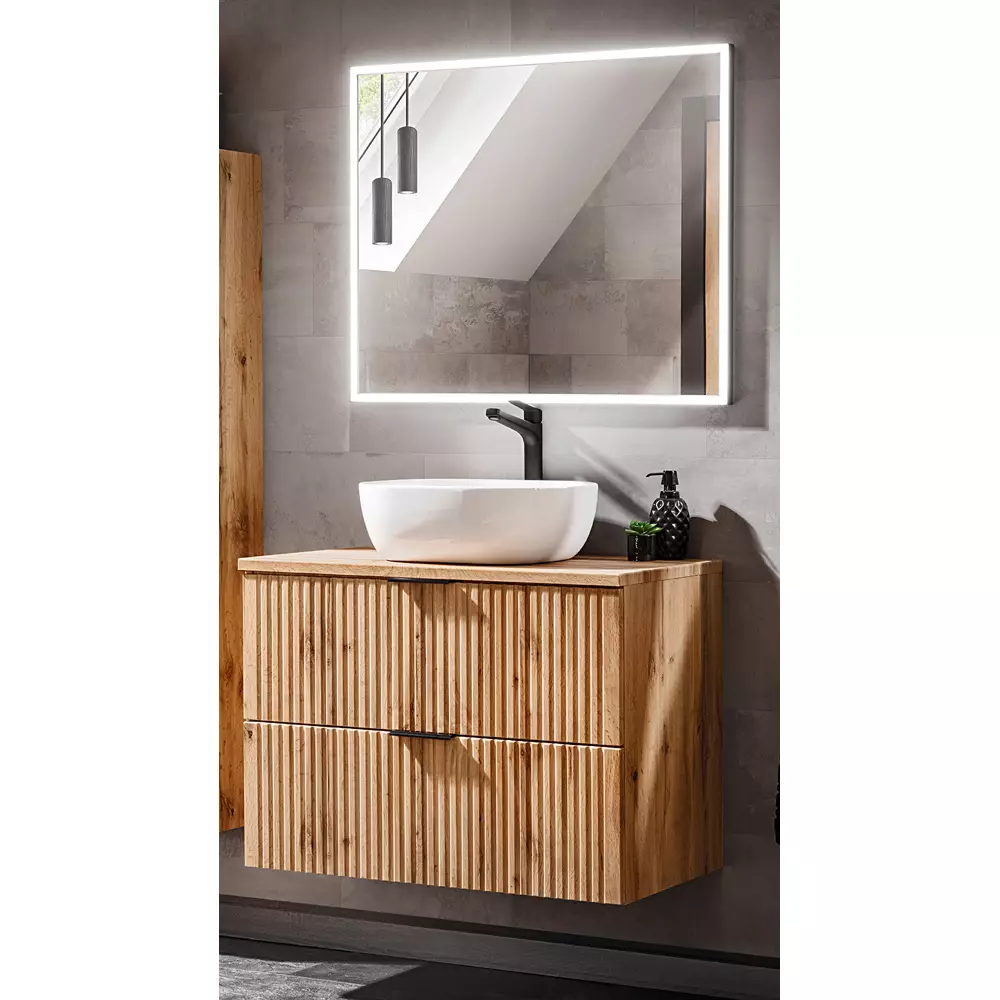 Lomadox Badezimmermöbel Serie ADELAIDE-56 in Wotaneiche - selbst zusammenstellen Flash Sale