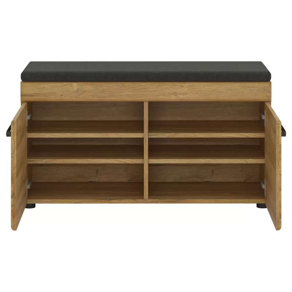 Lomadox Gaderobenbank Sitzbank in Grandson Eiche Nb. CARIATI-129, B/H/T ca. 92,8/47/38 cm Tägliche Deals