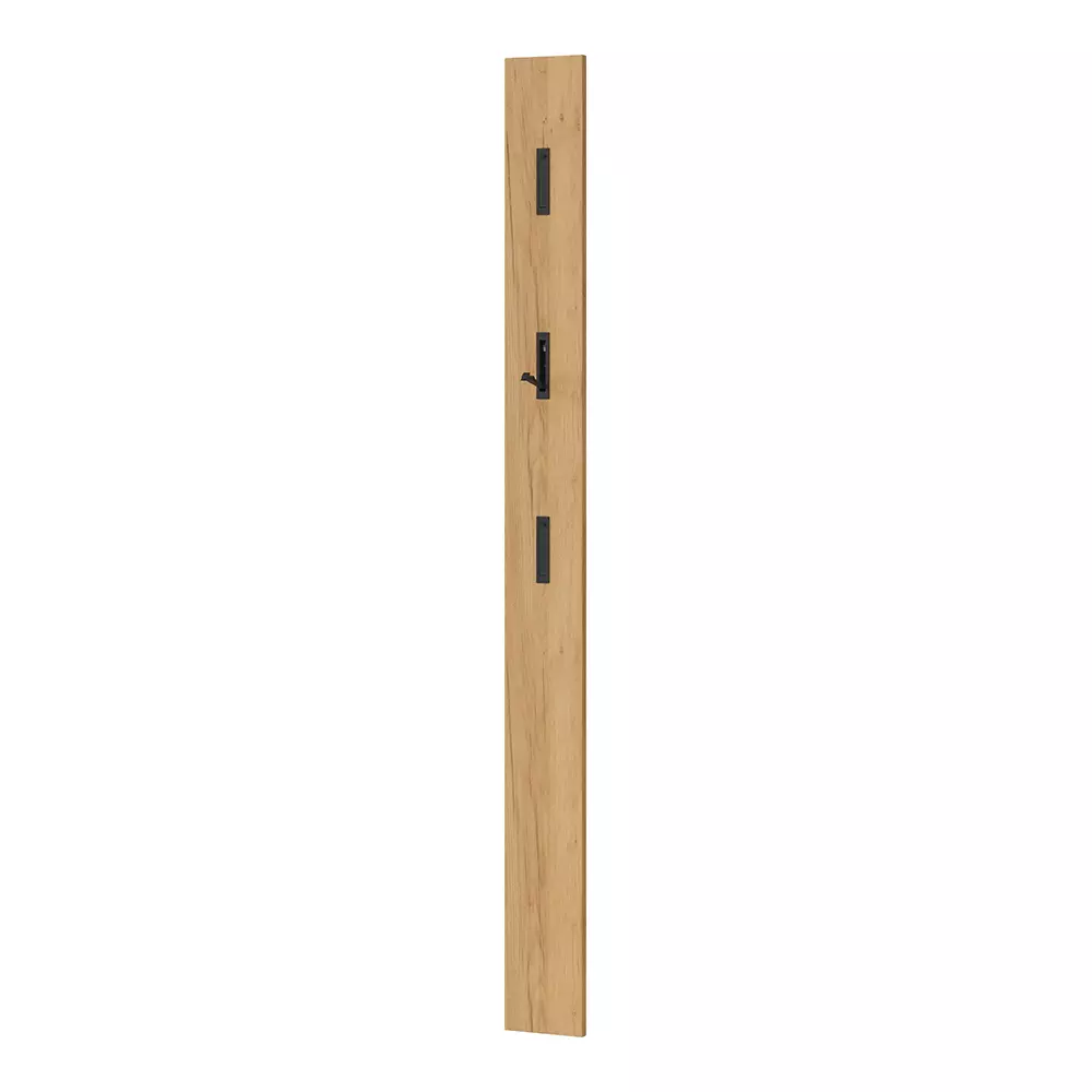 Lomadox Garderobe Flurgarderobe schmal in grau mit Eiche ABERDEEN-01 modern 4-teilig mit 2 Garderobenpaneelen Begrenzte Freigabe