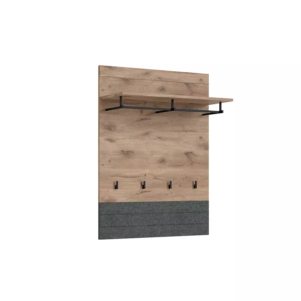 Lomadox Garderoben Wandpaneel modern in Eiche Viking RIBERA-129 Valentinstagsangebot