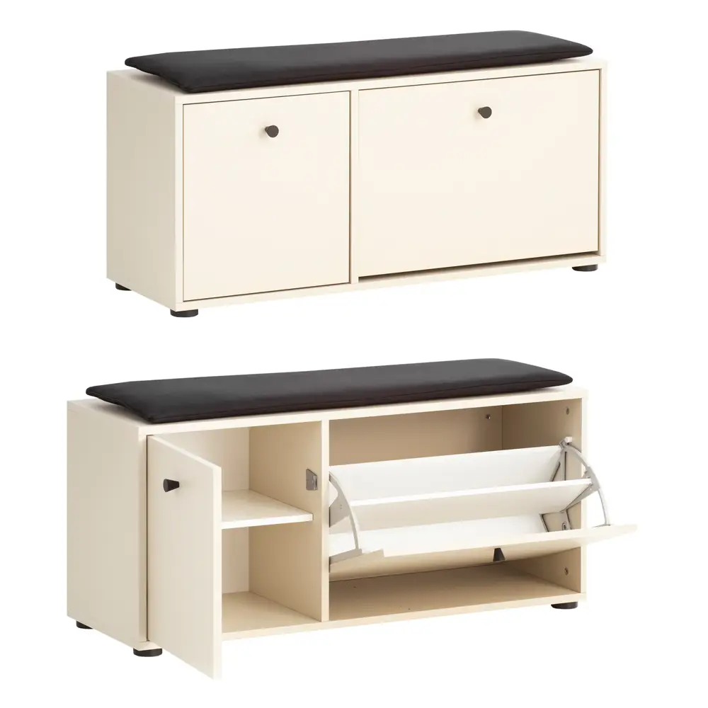 Lomadox Garderoben-/Wohnmöbel Serie LORCA-80 in beige - selbst zusammenstellen Jubiläumsangebot