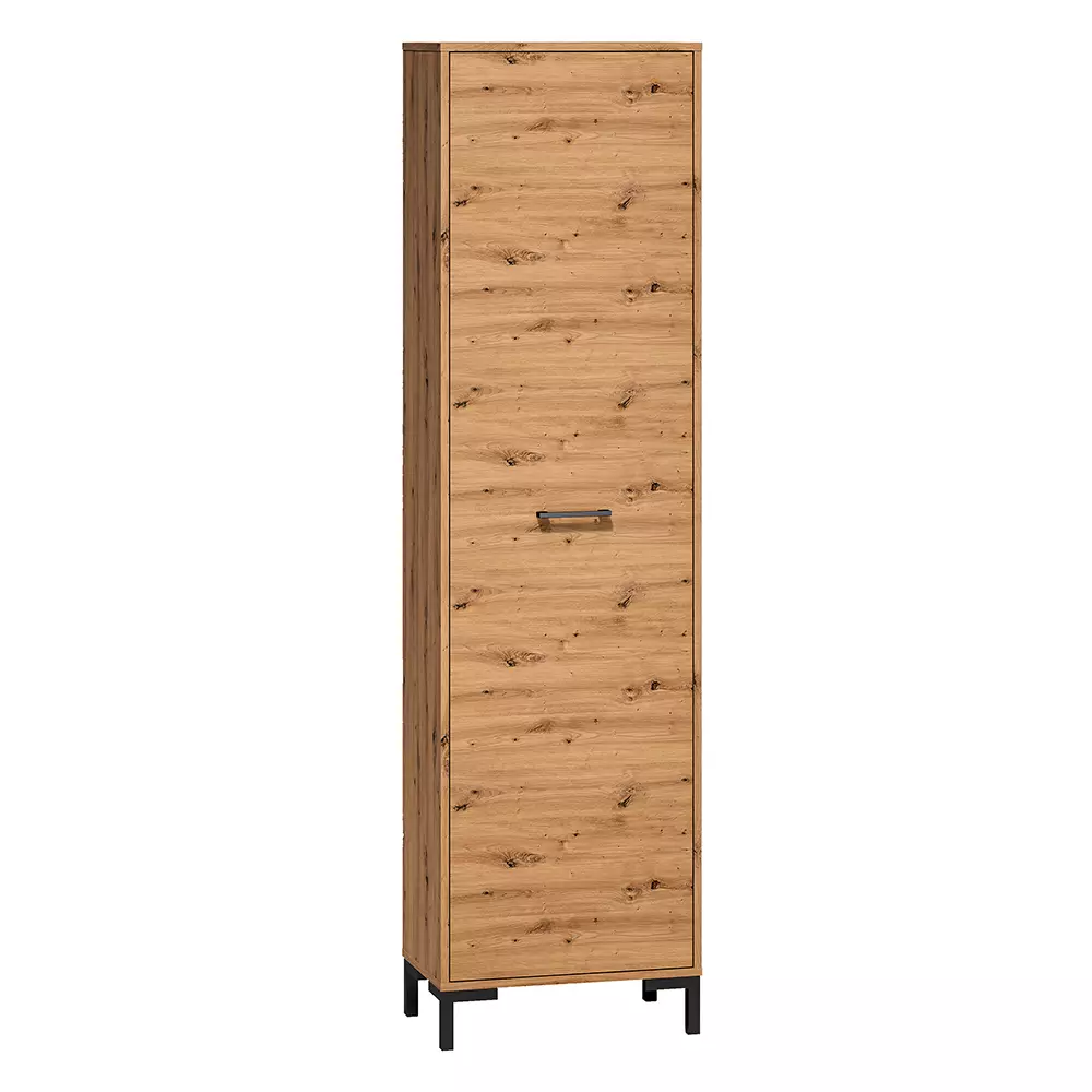 Lomadox Garderoben-Set 3-teilig mit Schuhschrank und Garderobenschrank, braun, Artisan Eiche Nb., Modern, NASSAU-131 Riesige Ersparnisse