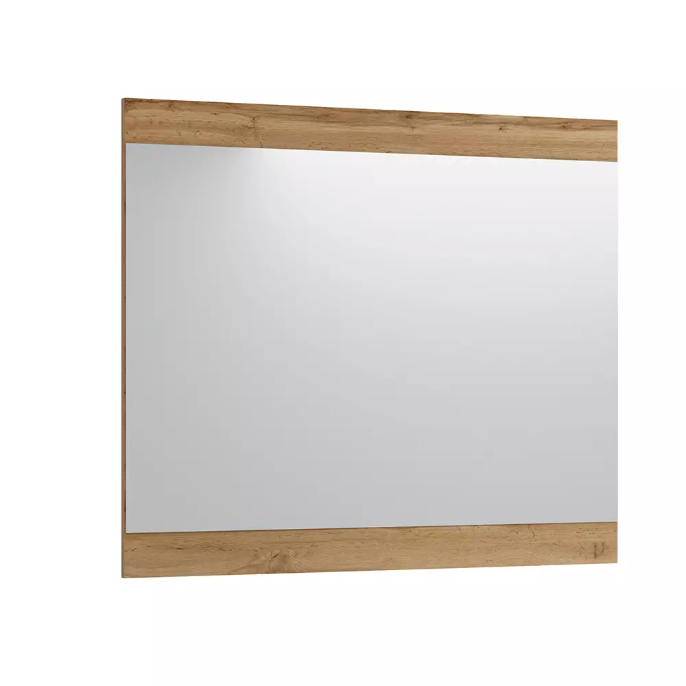 Lomadox Garderoben-Set 6-teilig mit Garderobenschrank in weiß mit Eiche HUESCA-129 Sonderangebot der Fabrik