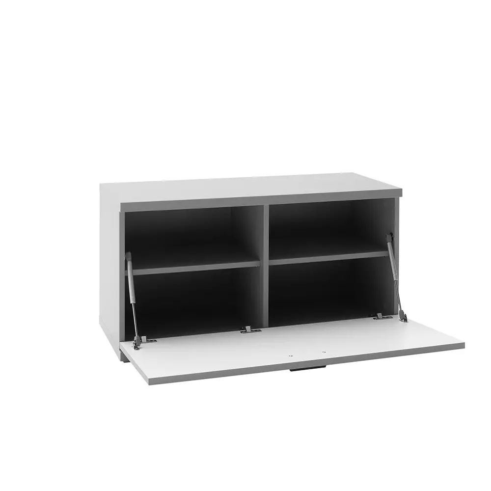 Lomadox Garderobenbank mit Sitzkissen, grau, ALBUFEIRA-05, B/H/T ca. 90/47/38 cm Fabrikpreis