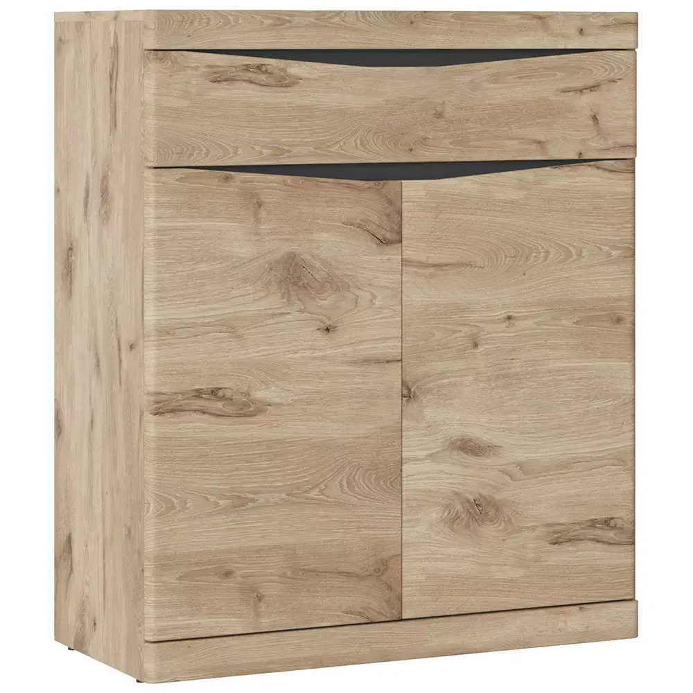 Lomadox Garderoben Kommode modern in Eiche TRIPOLI-129 Valentinstagsangebot