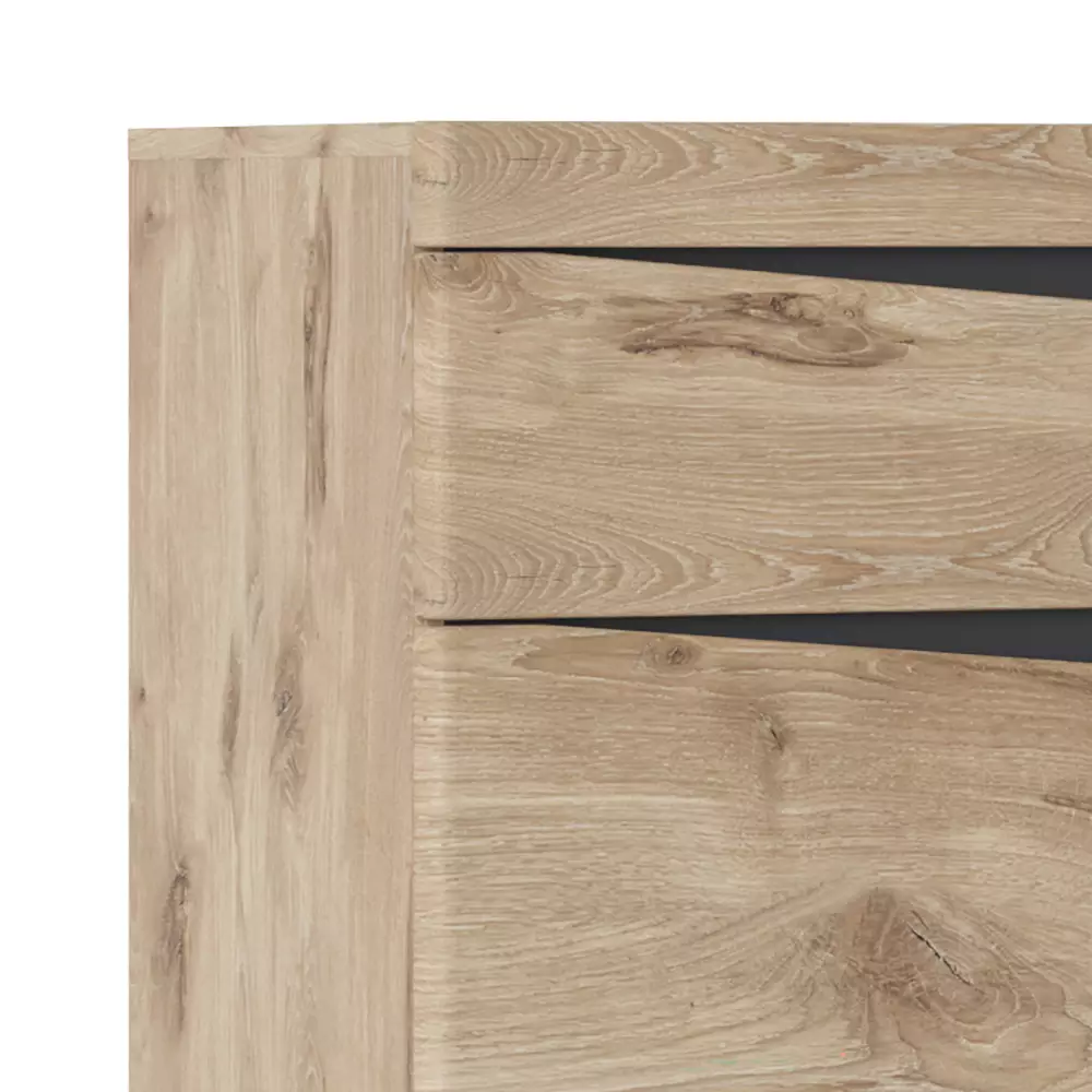 Lomadox Garderoben Kommode modern in Eiche TRIPOLI-129 Valentinstagsangebot