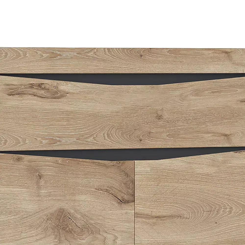 Lomadox Garderoben Set 2-teilig modern in Eiche TRIPOLI-129 Große Rabatte