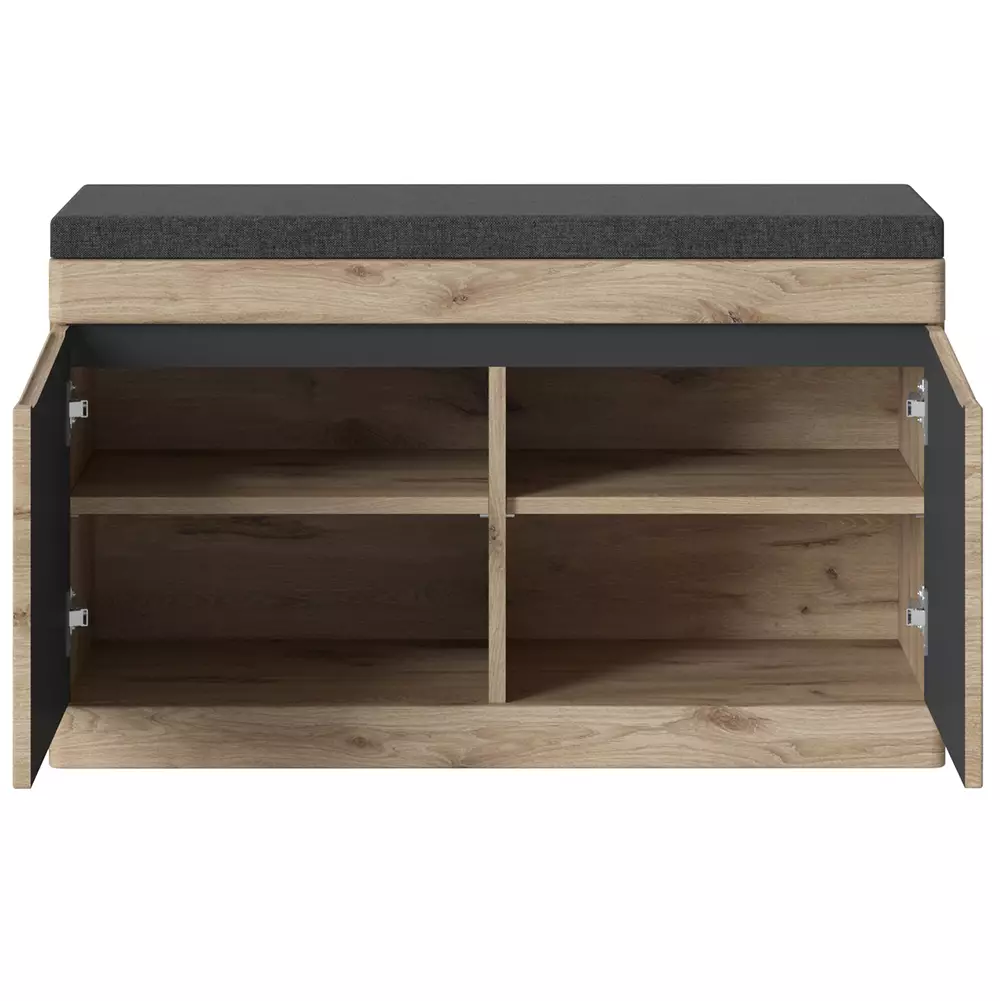 Lomadox Garderoben Set 4-teilig modern in Eiche TRIPOLI-129 Letzte 2 Tage