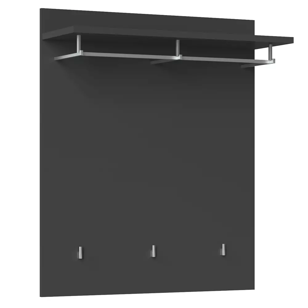 Lomadox Garderobenmöbel Set 3-teilig mit Flurschrank, anthrazit, Eiche SUNBURY-129 Outlet