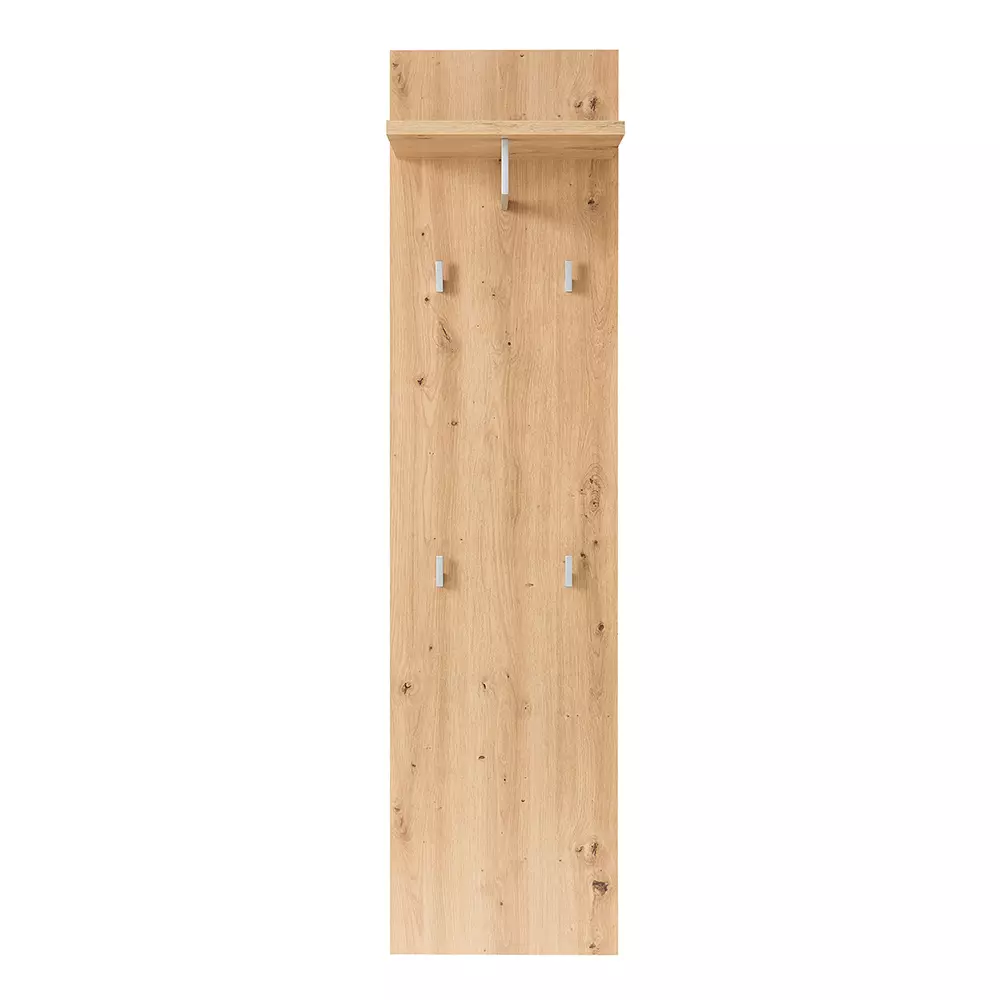 Lomadox Garderobenpaneel 40 cm breit Eiche BLISS-36 Günstiger Verkauf