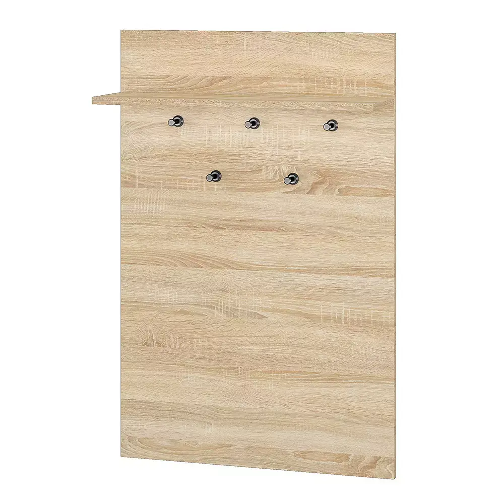 Lomadox Garderobenpaneel 68 cm breit Eiche hell CHEB-131