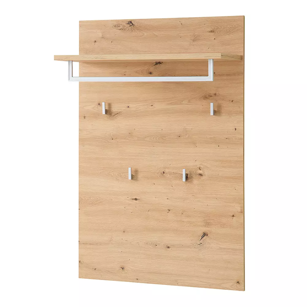 Lomadox Garderobenpaneel 78 cm breit Eiche BLISS-36 Rabatt