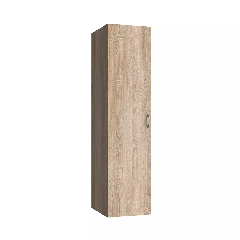 Lomadox Garderobenschrank 1-türig mit Kleiderstange Eiche MIAMI-43, diverse Breiten, H/T ca. 185/54 cm
