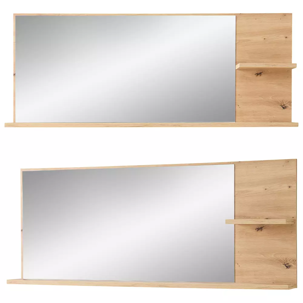 Lomadox Garderobenset modern 3-teilig mit Kommode grün matt mit Eiche BLISS-36 Letzte 3 Tage